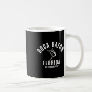 Mug Plage de Boca Raton Floride Rétro Vintage Fr