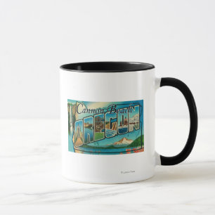 Mug Plage de canon, Orégon - grandes scènes de lettre