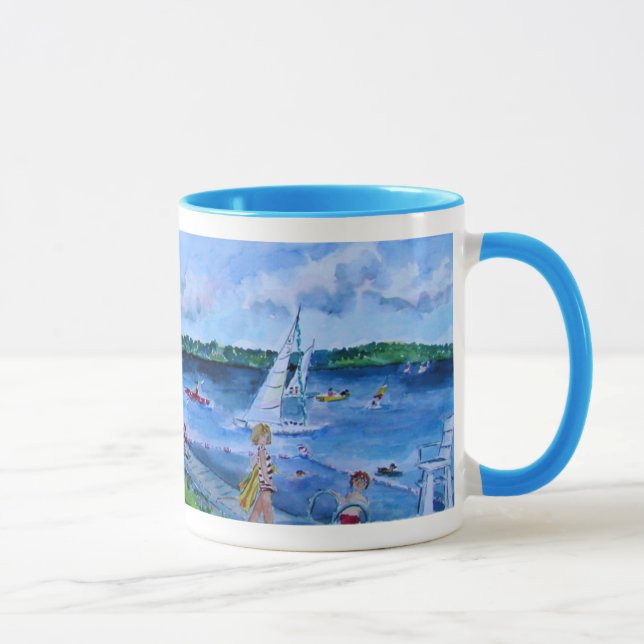 Mug plage de club d'université (Droite)