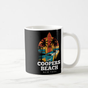 Mug Plage de Coopers New York Planche de surf Rétro Su