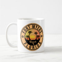 Plage de Fort Myers Florida - Souvenir vintage rét