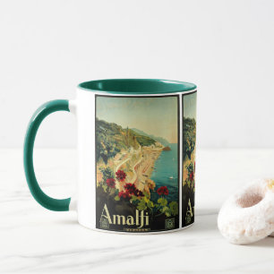 Mug Plage de la côte italienne d'Amalfi