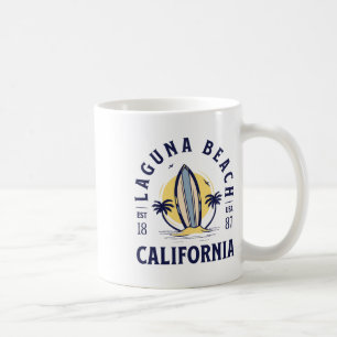 Mug Plage de Laguna Californie Surf Vacances d'été Vin