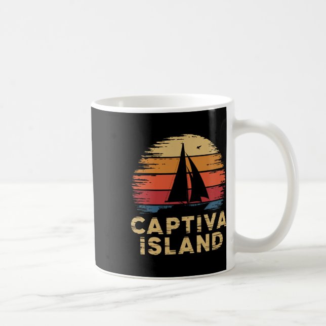 Mug Plage de l'Île Captiva Floride Fl Surf Pêche Va (Droite)