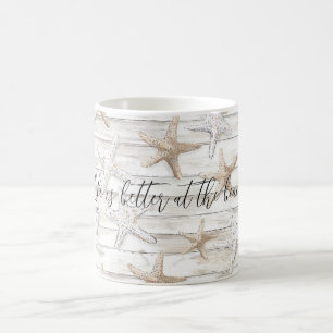 Mug Plage de l'océan tropical étoile de mer Mariage
