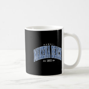 Mug Plage de Makena Hawaii Surfing Fleur d'Hibiscus