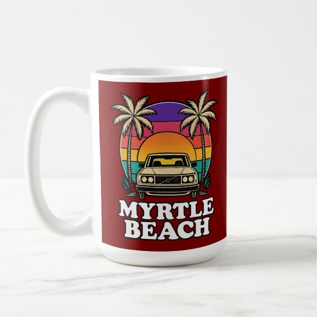 Mug Plage de Myrtle (Gauche)
