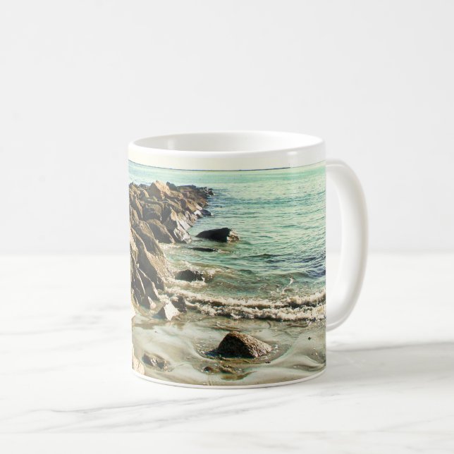 Mug Plage de Narragansett Rhode Island  (Devant droit)