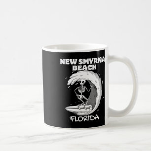 Mug Plage de New Smyrna Floride Surf Vintage Rétro Sur