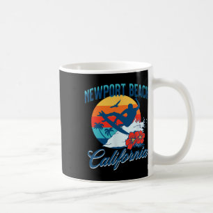 Mug Plage de Newport Beach Californie Été Vacances Sur