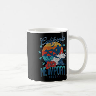 Mug Plage de Newport Beach Californie Surf Vintage Vac
