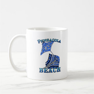 Mug Plage de Pensacola Floride Stingray tribal