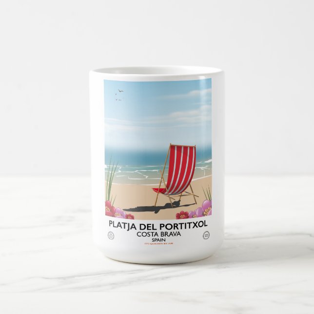 Mug Plage de Portitxol, Costa Brava, Espagne (Centre)