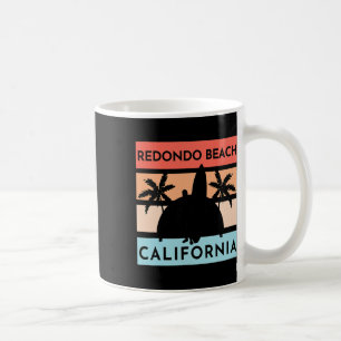 Mug Plage de Redondo Californie Surf Vacances d'été Vi
