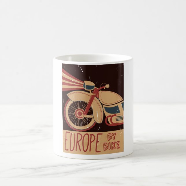 Mug Plage de Santa Giulia Affiche de voyage française  (Centre)