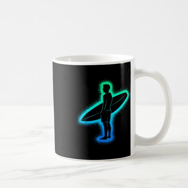Mug Plage de surf Planche de surf Surfeurs Hommes Enfa (Droite)