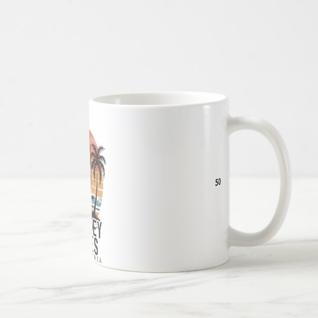 Mug Plage de Torrey Pines Californie Surfant Surfeur  (Droite)