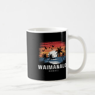 Mug Plage de Waimanalo Hawaii Surfant Surfeur