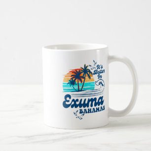 Mug Plage d'Exuma Hamas Vacances d'été Rétro Vintage 8