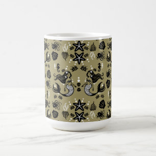 Mug Plage d'or de sirène pour enfants