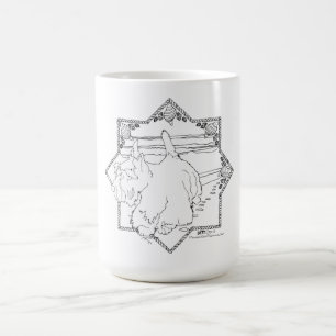 Mug Plage du chien Scottie