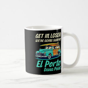 Mug Plage El Porto Surf Dana Point Femmes Hommes Vinta