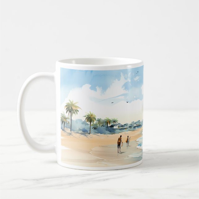 Mug Plage et mer (Gauche)