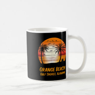 Mug Plage Orange Golfe Shores Alabama Coucher de solei