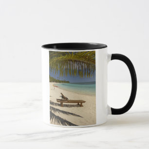Mug Plage, palmiers et transats
