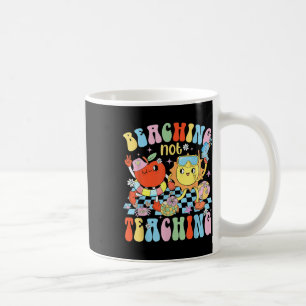 Mug Plage Pas Enseigner Vibe Été Enseignant Graduati