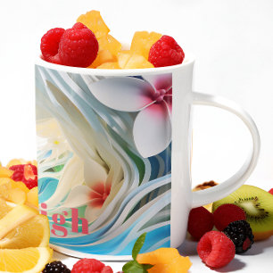 Mug Plage personnalisée Tropical Escape 3D look