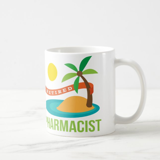 Mug Plage retirée de pharmacien (Droite)