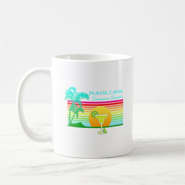 Mug Plage Retro Punta Cana Margarita (Gauche)