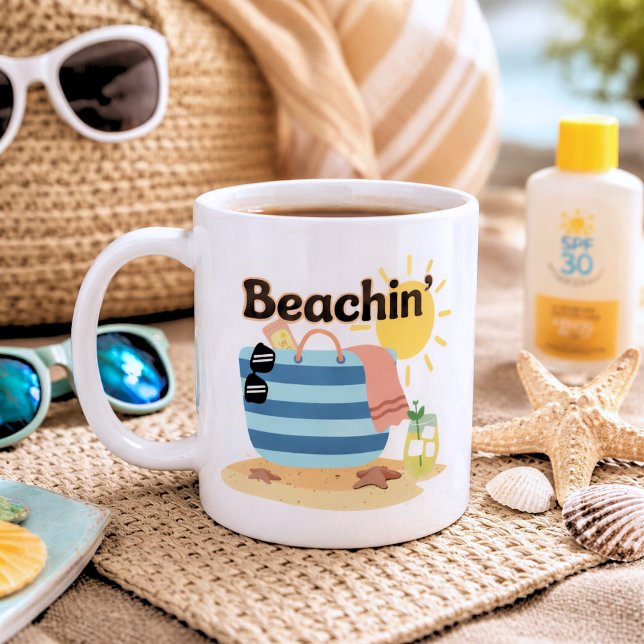Mug Plage rigolote  (Créateur téléchargé)