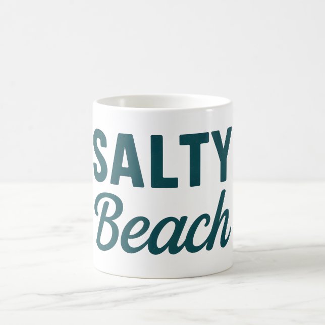 Mug Plage Salée Surf Life Côtière | Impression Graphiq (Centre)