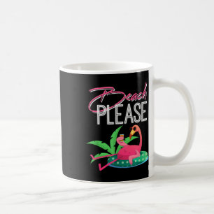 Mug Plage S'Il Vous Plaît, Drôle Mens &amp; Dames Tee 