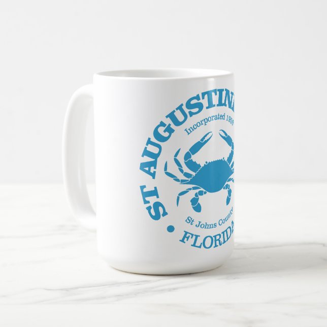 Mug Plage St Augustine (crabe) (Devant gauche)