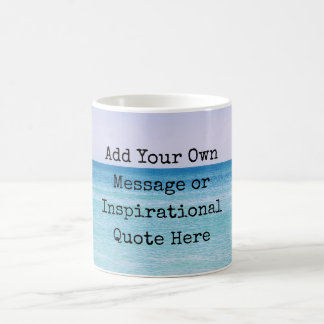 Mug Plage tropicale rétro des vagues océaniques