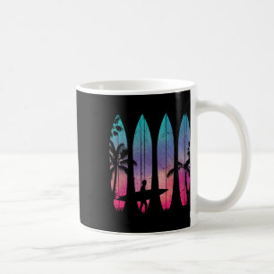 Mug Plage Tropicale Surf Planche de Surf Surfing Surfe