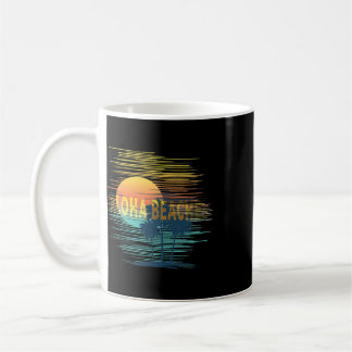 Mug Plages Aloha Coucher de soleil vintage Hawaï Eté h
