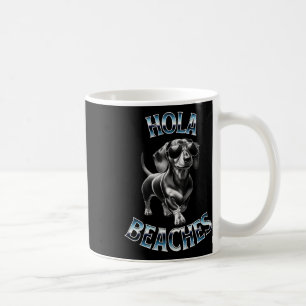 Mug Plages de Hola - Plage Vacances Weiner Teckel Dach