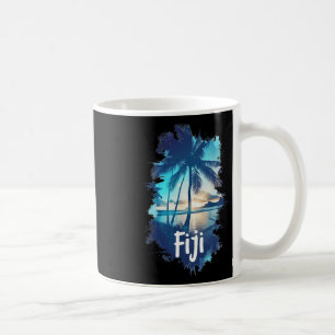 Mug Plages de palmiers de Fidji Coucher de soleil Vaca