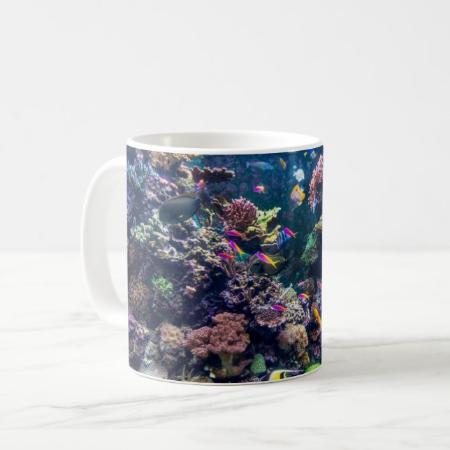 Mug Plages tropicales | Corail sous-marin Reef (Devant gauche)