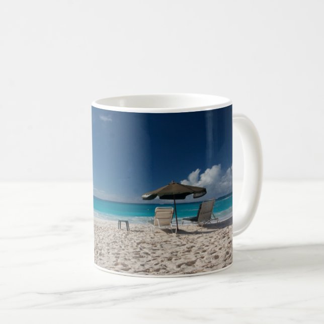 Mug Plages tropicales | Sandy Beach, Anguilla (Devant droit)