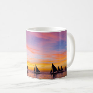 Mug Plages tropicales   Sunset Sailboats, Phillipines