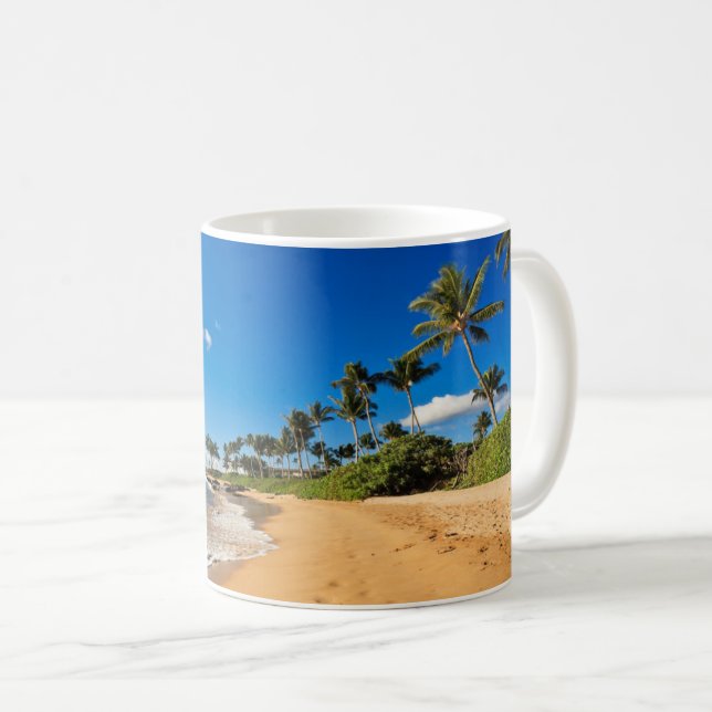 Mug Plages tropicales | Wailea, Maui, Hawaii (Devant droit)