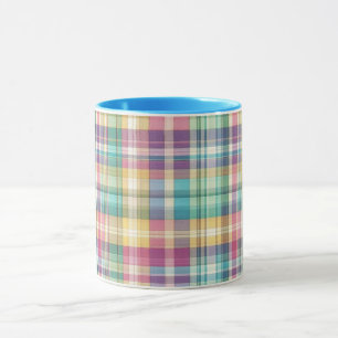 Mug Plaid au printemps/Pâques/tartan