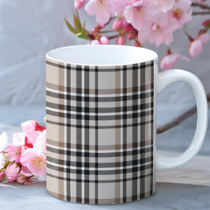 Mug Plaid beige