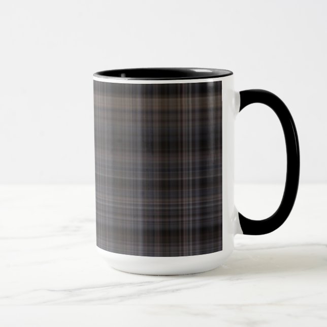 Mug Plaid Brown (soe) (Droite)