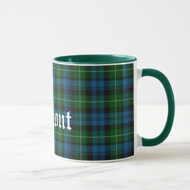 Mug Plaid de tartan écossais fait sur commande de clan (Droite)